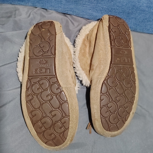 UGG Women's 9 Chestnut Alena Moccasin w/ Sheepskin Lining & Waterproof Sole - Picture 6 of 7